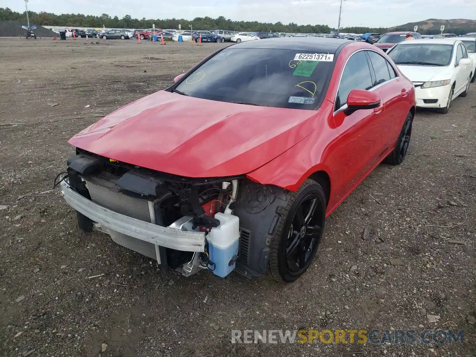 2 Photograph of a damaged car W1K5J4HB3LN082416 MERCEDES-BENZ CLA-CLASS 2020