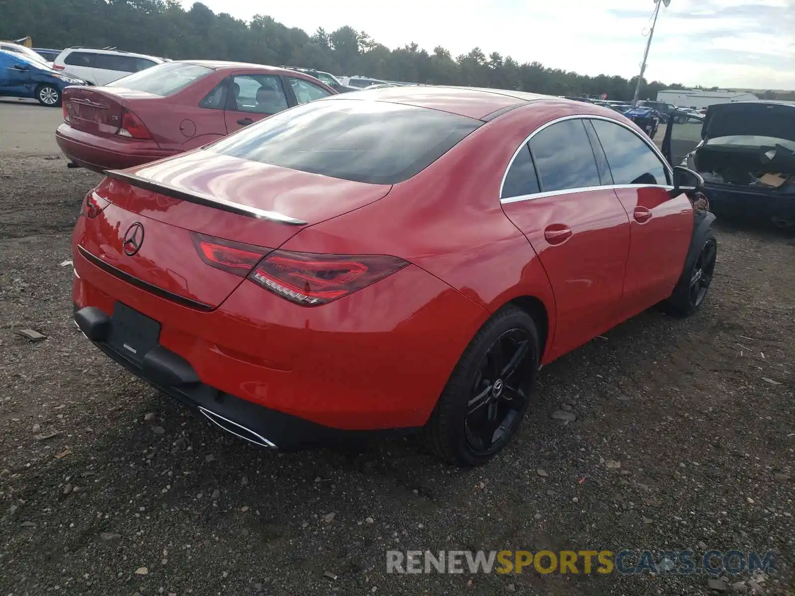 4 Photograph of a damaged car W1K5J4HB3LN082416 MERCEDES-BENZ CLA-CLASS 2020