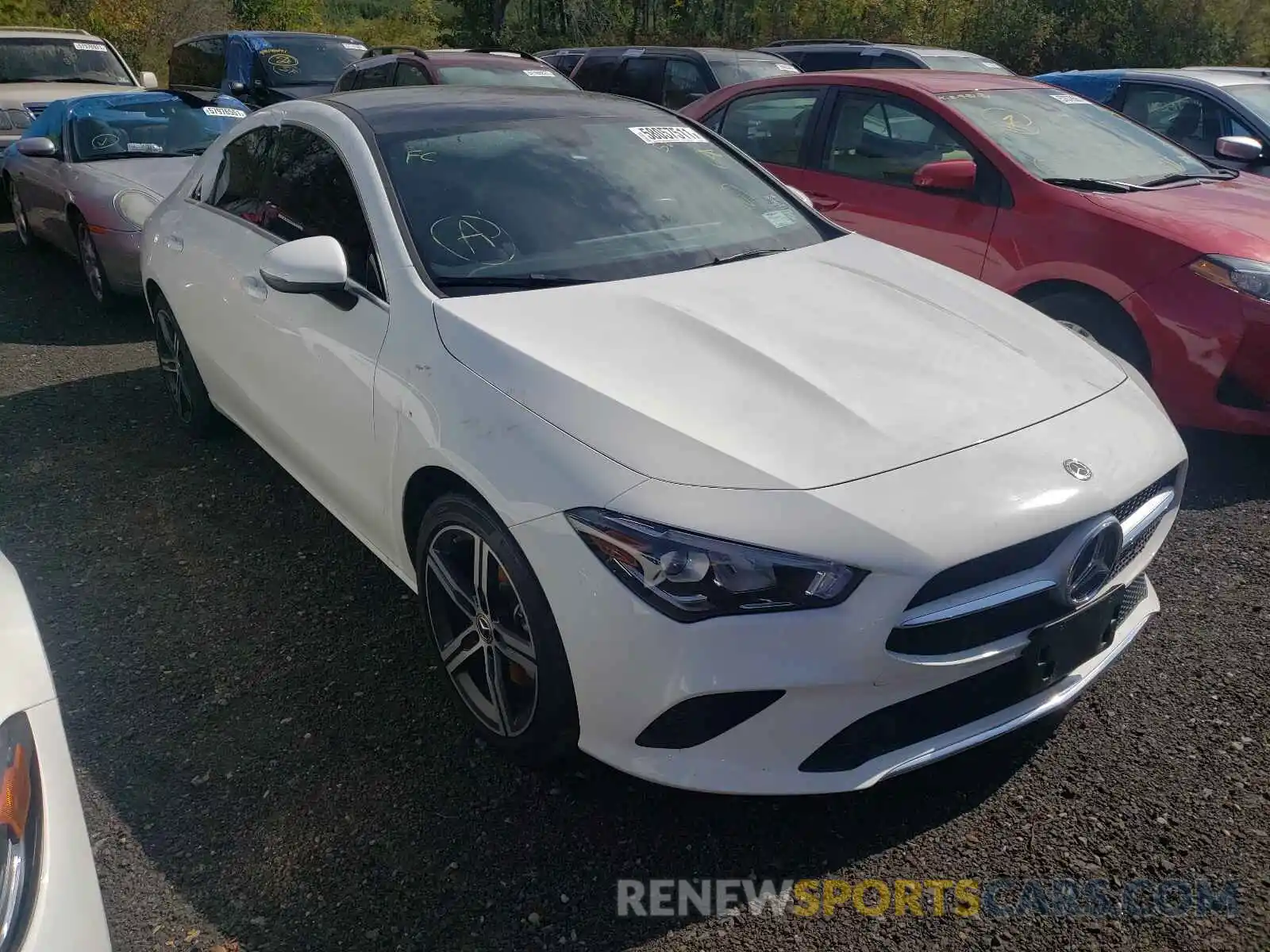 1 Photograph of a damaged car W1K5J4HB3LN087664 MERCEDES-BENZ CLA-CLASS 2020