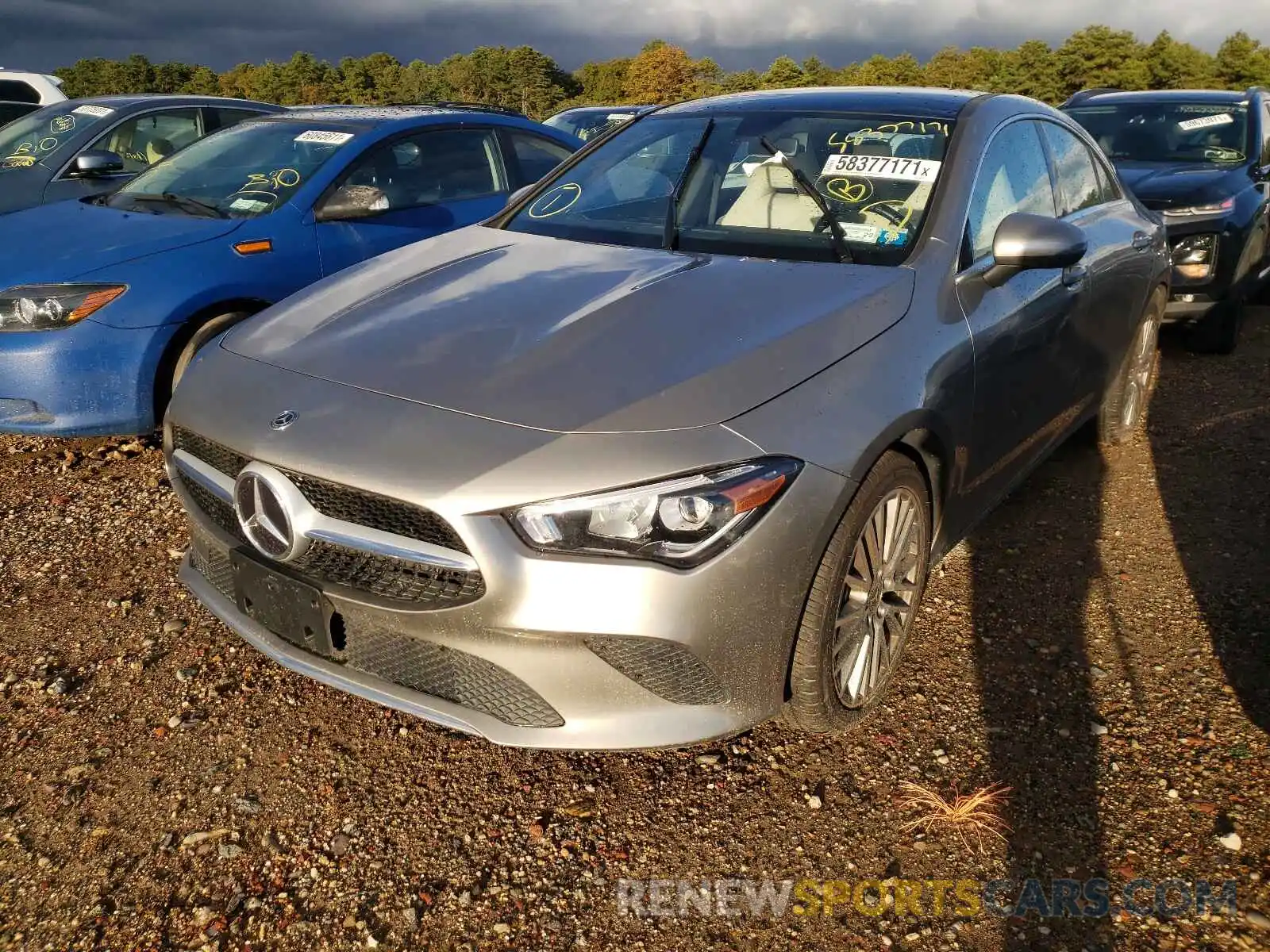 2 Photograph of a damaged car W1K5J4HB3LN100235 MERCEDES-BENZ CLA-CLASS 2020