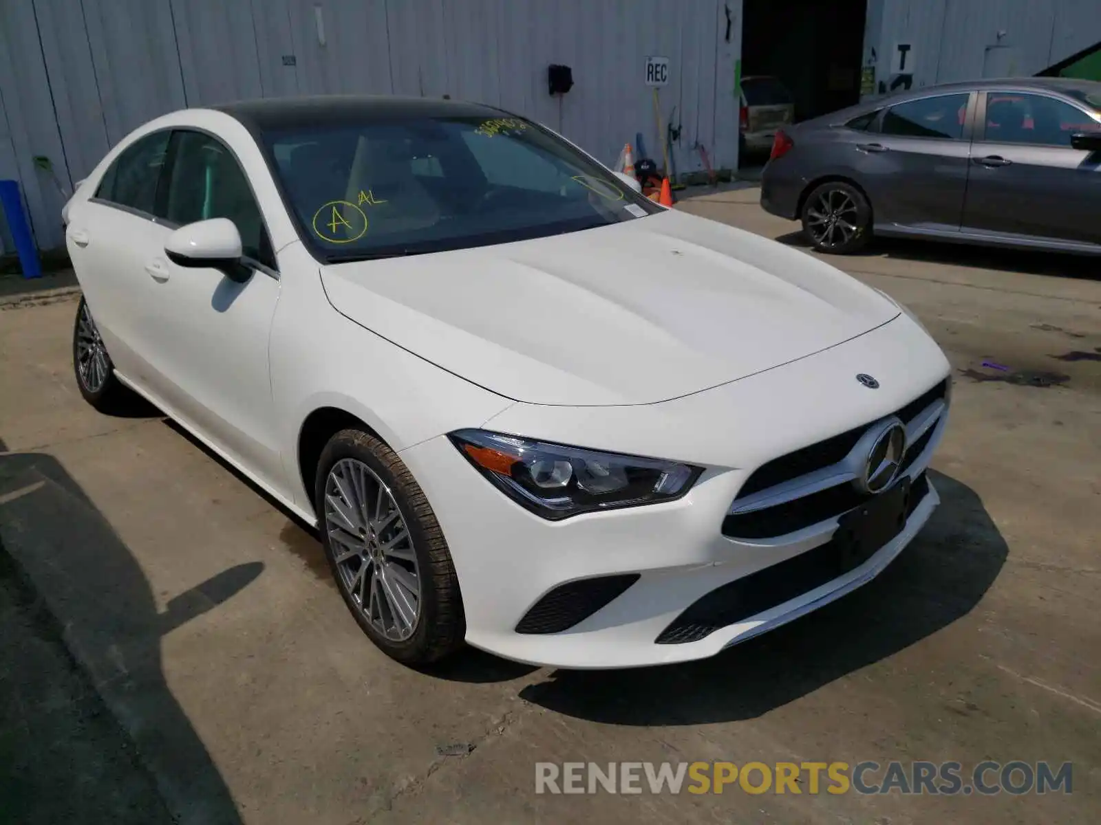 1 Photograph of a damaged car W1K5J4HB6LN096360 MERCEDES-BENZ CLA-CLASS 2020