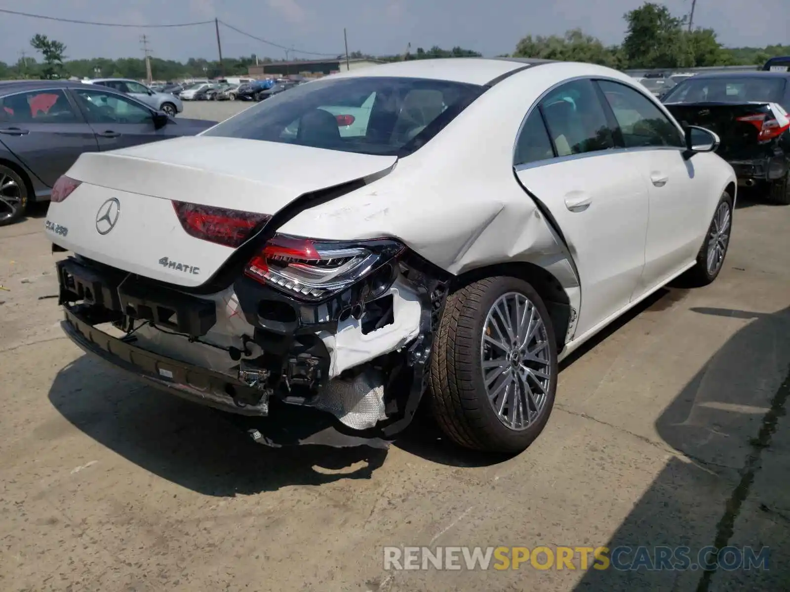 4 Photograph of a damaged car W1K5J4HB6LN096360 MERCEDES-BENZ CLA-CLASS 2020