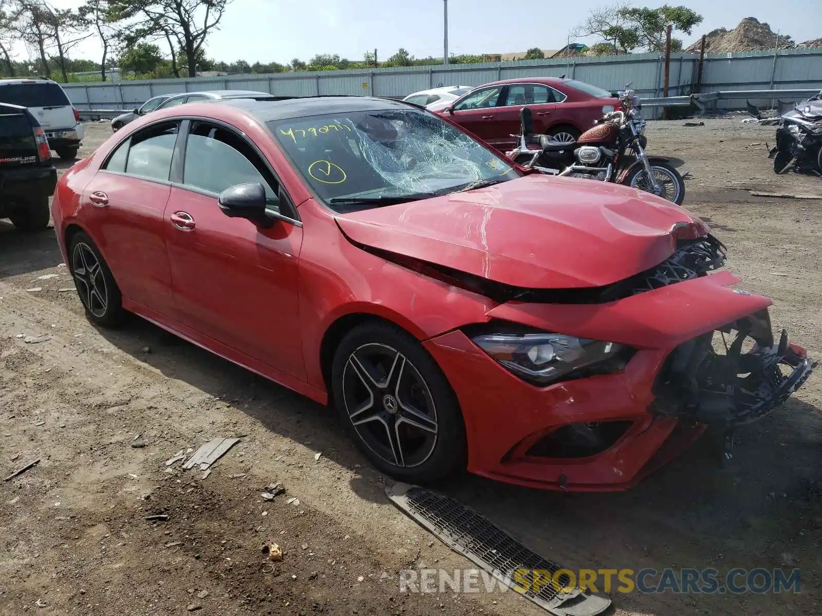 1 Photograph of a damaged car W1K5J4HB8LN088504 MERCEDES-BENZ CLA-CLASS 2020