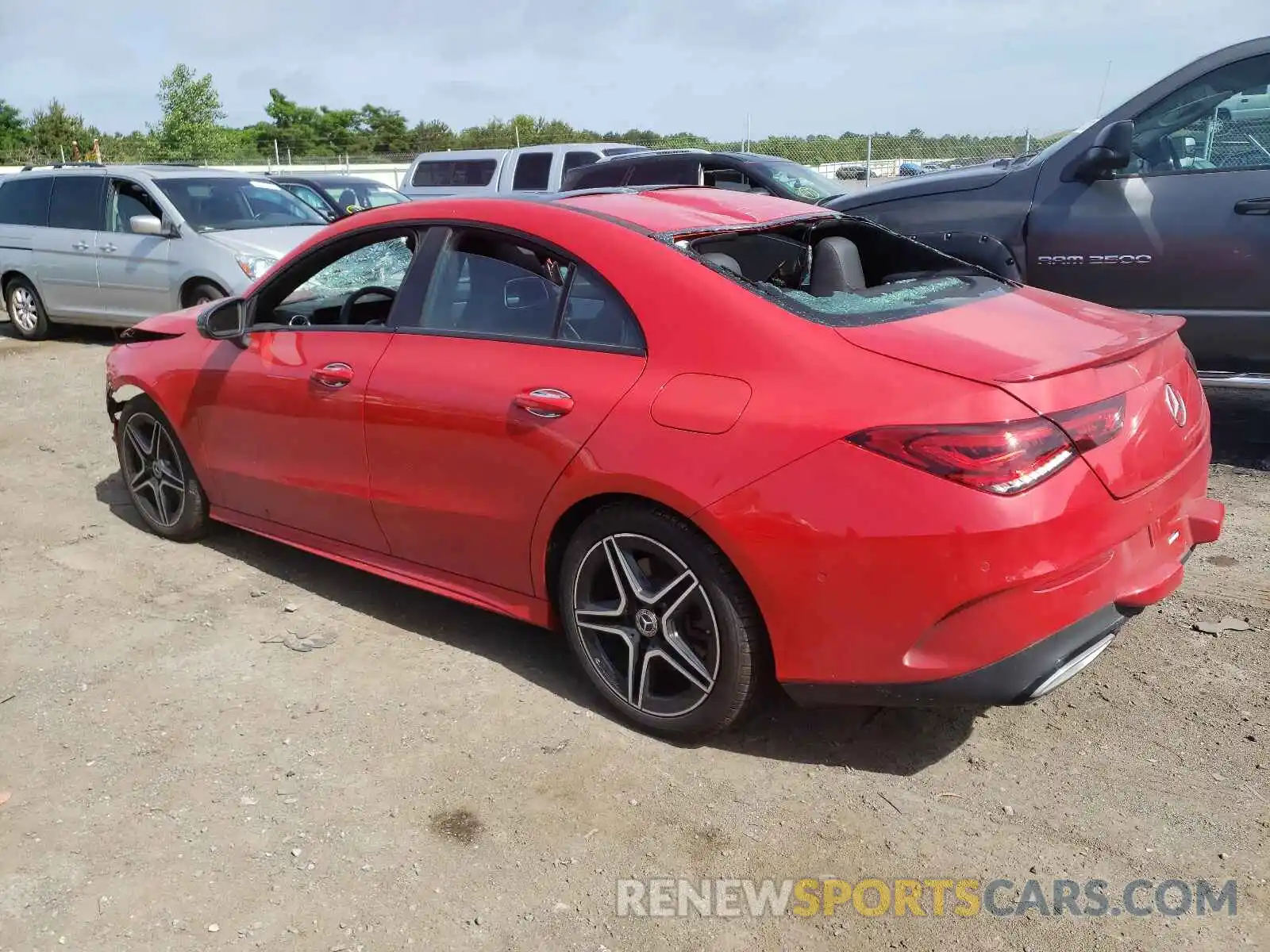 3 Photograph of a damaged car W1K5J4HB8LN088504 MERCEDES-BENZ CLA-CLASS 2020