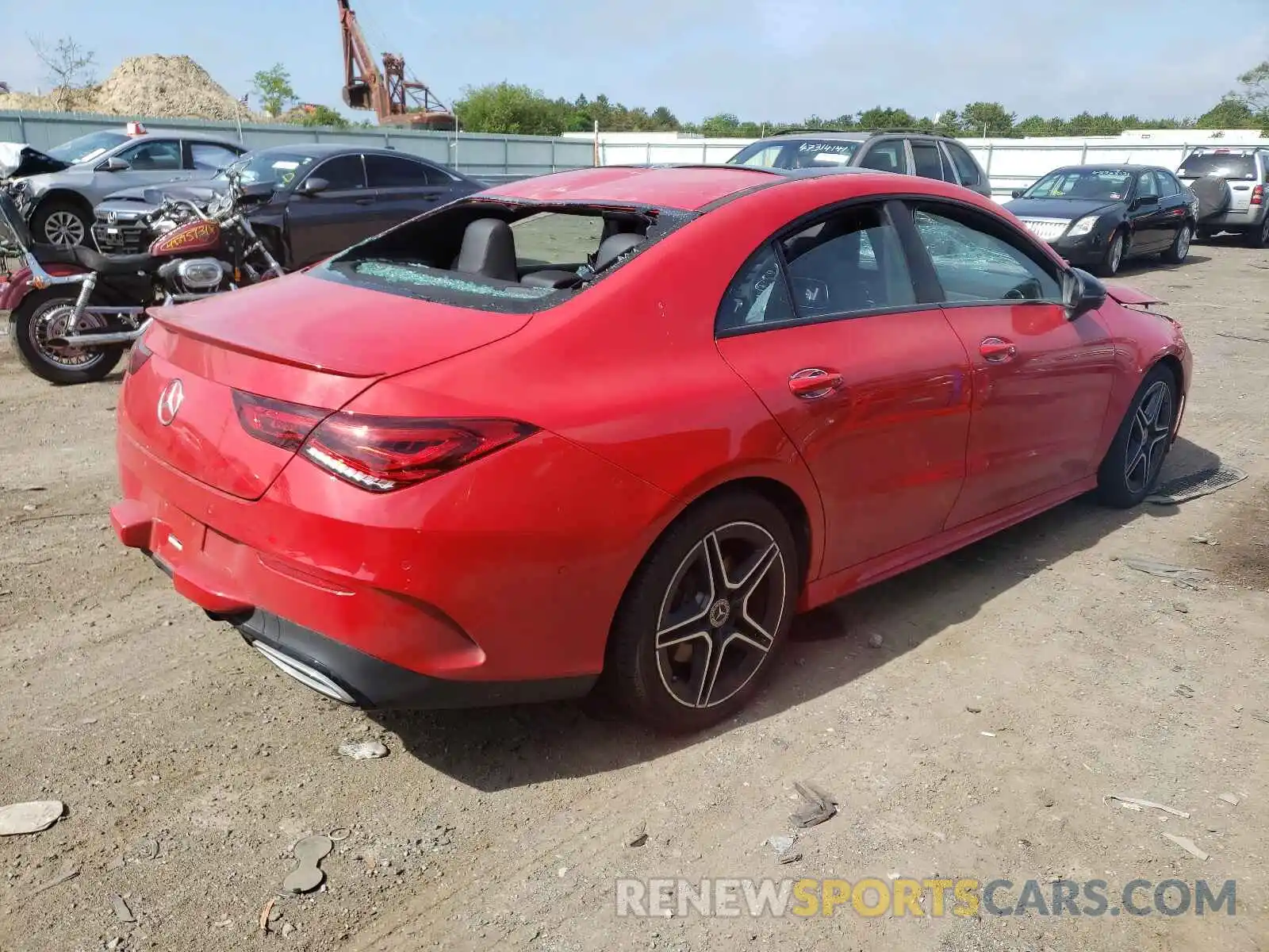 4 Photograph of a damaged car W1K5J4HB8LN088504 MERCEDES-BENZ CLA-CLASS 2020