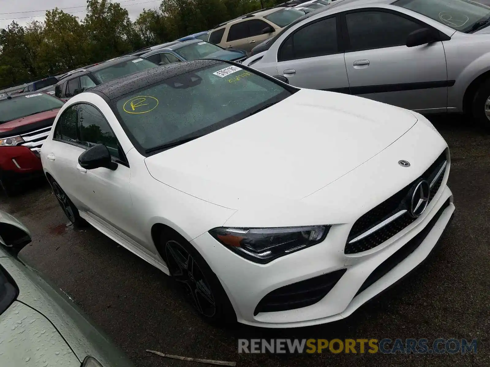 1 Photograph of a damaged car W1K5J4HB9LN080377 MERCEDES-BENZ CLA-CLASS 2020