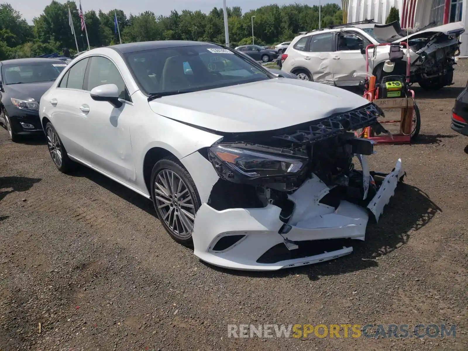 1 Photograph of a damaged car W1K5J4HB9LN082937 MERCEDES-BENZ CLA-CLASS 2020