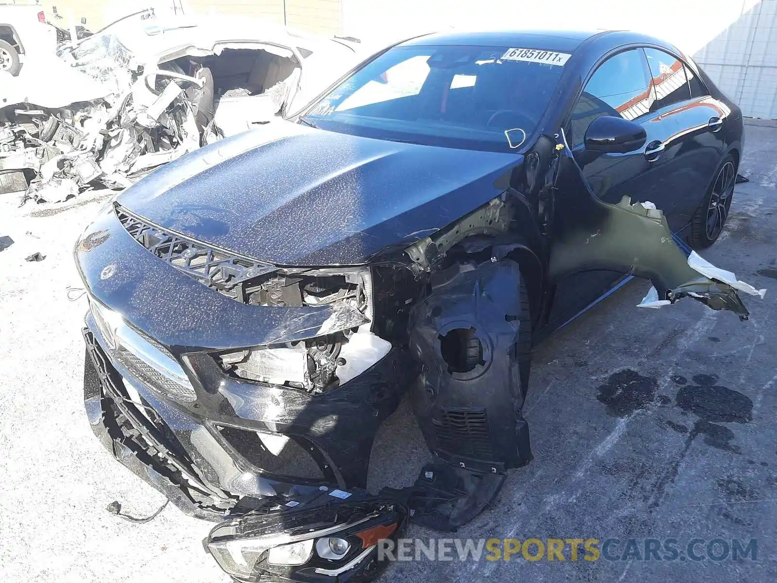 2 Photograph of a damaged car W1K5J5BB2LN087539 MERCEDES-BENZ CLA-CLASS 2020