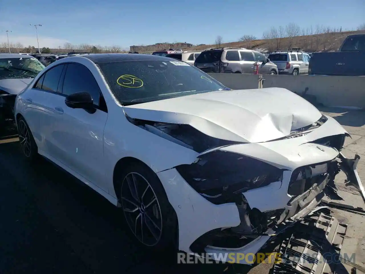 1 Photograph of a damaged car W1K5J5BB6LN087432 MERCEDES-BENZ CLA-CLASS 2020