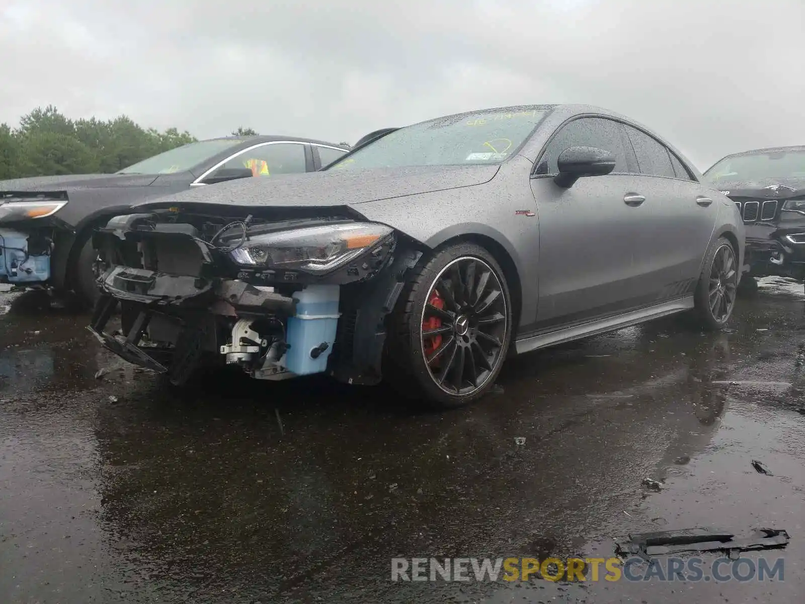 2 Photograph of a damaged car W1K5J5BB7LN088590 MERCEDES-BENZ CLA-CLASS 2020