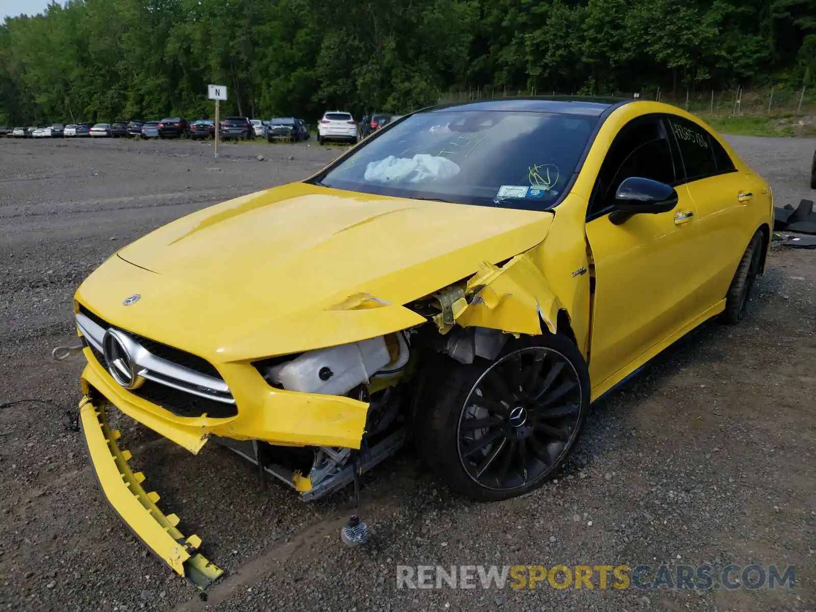 2 Photograph of a damaged car W1K5J5BBXLN097297 MERCEDES-BENZ CLA-CLASS 2020