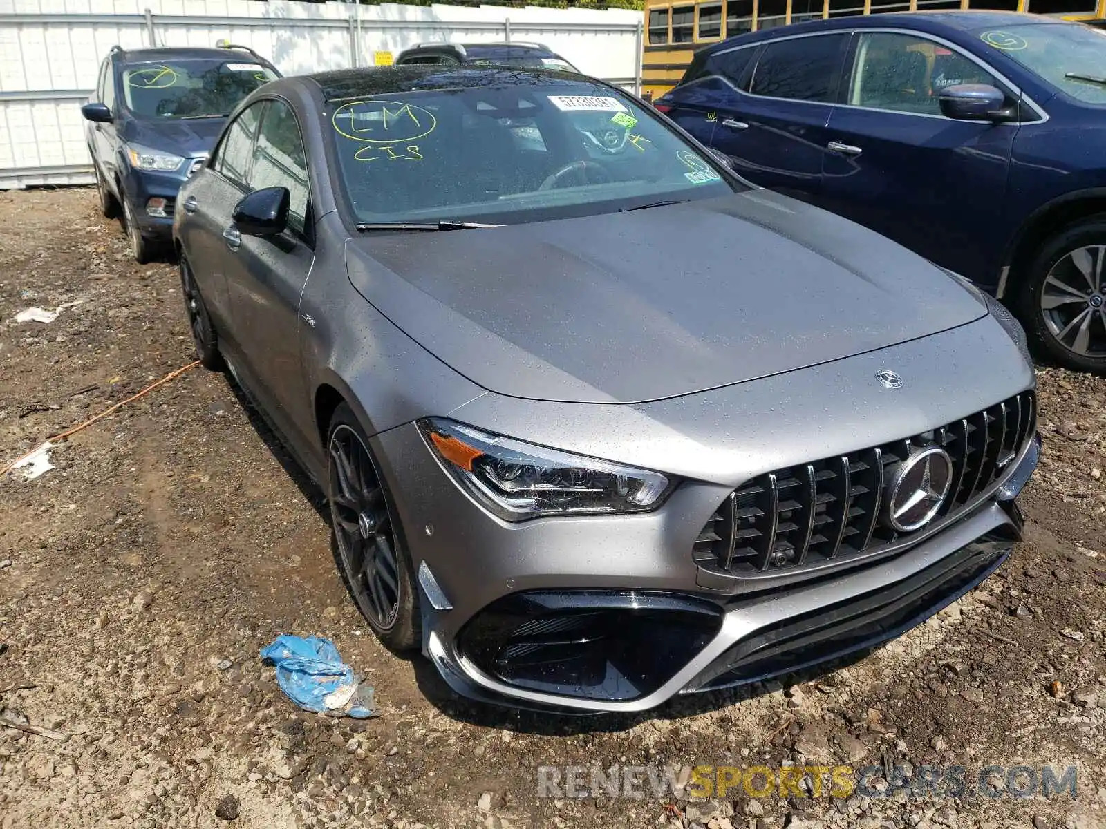 1 Photograph of a damaged car W1K5J5DB0LN124584 MERCEDES-BENZ CLA-CLASS 2020