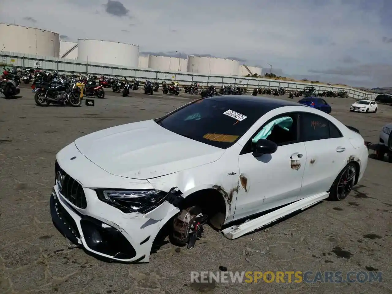 2 Photograph of a damaged car W1K5J5DB9LN095957 MERCEDES-BENZ CLA-CLASS 2020