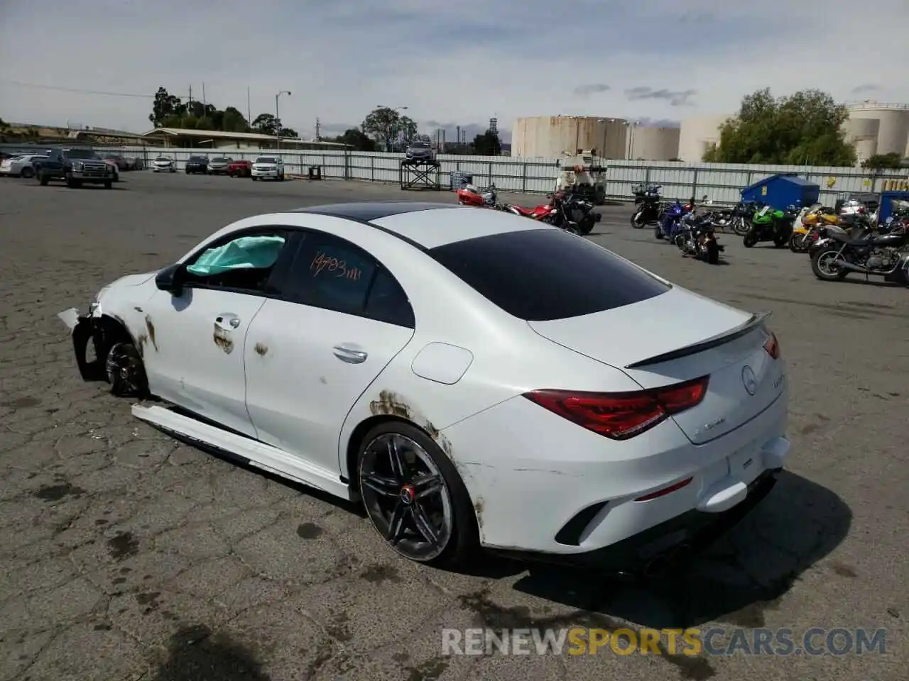 3 Photograph of a damaged car W1K5J5DB9LN095957 MERCEDES-BENZ CLA-CLASS 2020