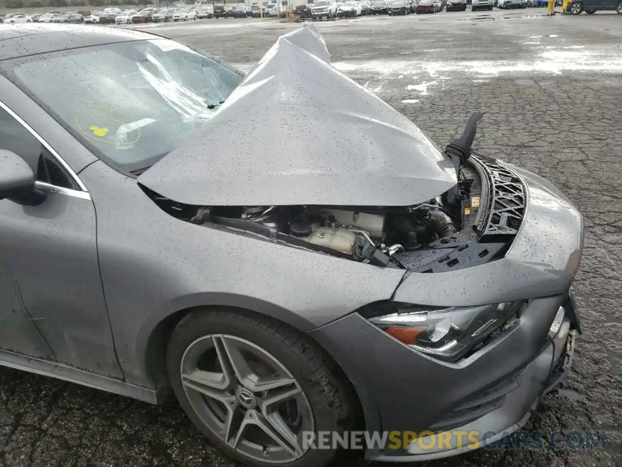 9 Photograph of a damaged car WDD5J4GB0LN031439 MERCEDES-BENZ CLA-CLASS 2020