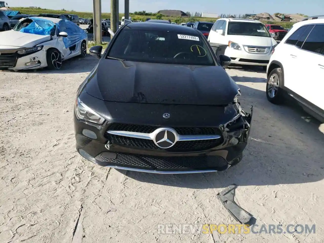 9 Фотография поврежденного автомобиля WDD5J4GB0LN034955 MERCEDES-BENZ CLA-CLASS 2020