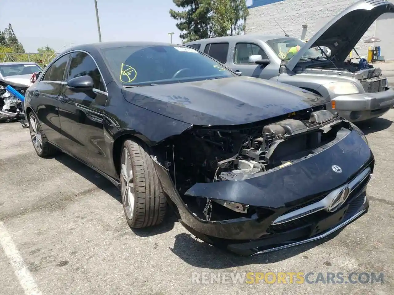 1 Photograph of a damaged car WDD5J4GB1LN037640 MERCEDES-BENZ CLA-CLASS 2020