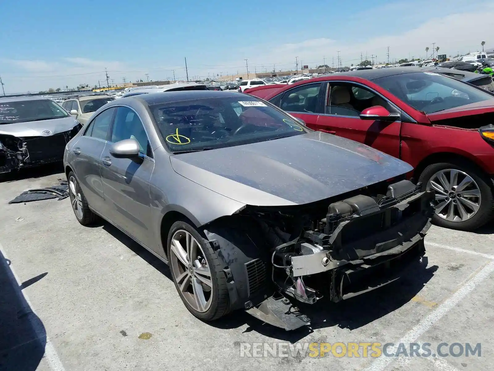 1 Photograph of a damaged car WDD5J4GB2LN028722 MERCEDES-BENZ CLA-CLASS 2020