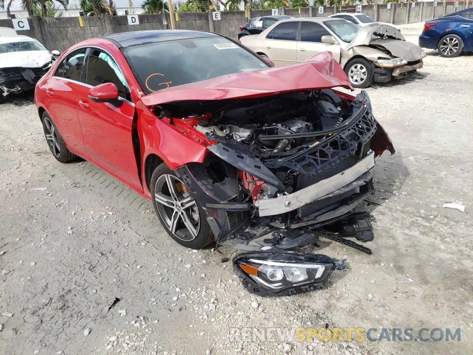 1 Photograph of a damaged car WDD5J4GB2LN034519 MERCEDES-BENZ CLA-CLASS 2020