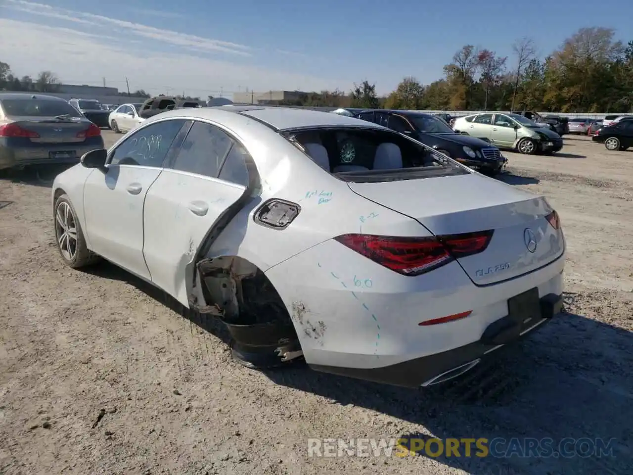 3 Photograph of a damaged car WDD5J4GB2LN061588 MERCEDES-BENZ CLA-CLASS 2020