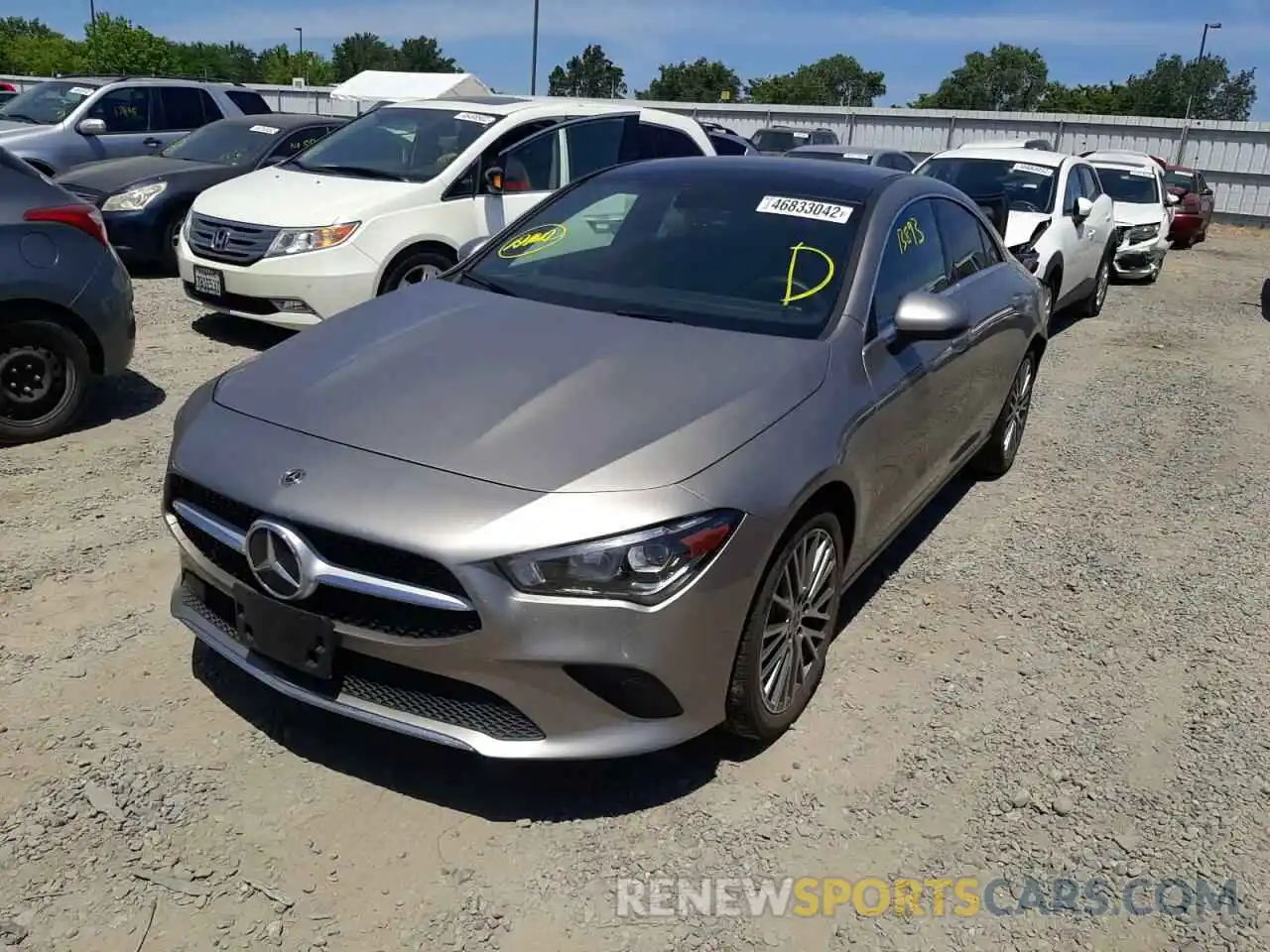 2 Photograph of a damaged car WDD5J4GB2LN079573 MERCEDES-BENZ CLA-CLASS 2020