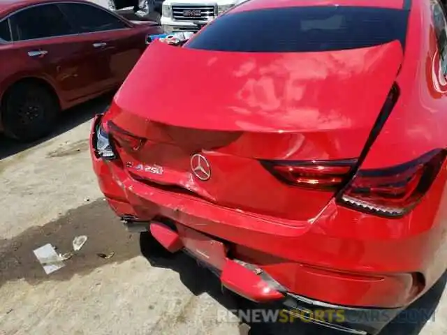 9 Photograph of a damaged car WDD5J4GB4LN020508 MERCEDES-BENZ CLA-CLASS 2020