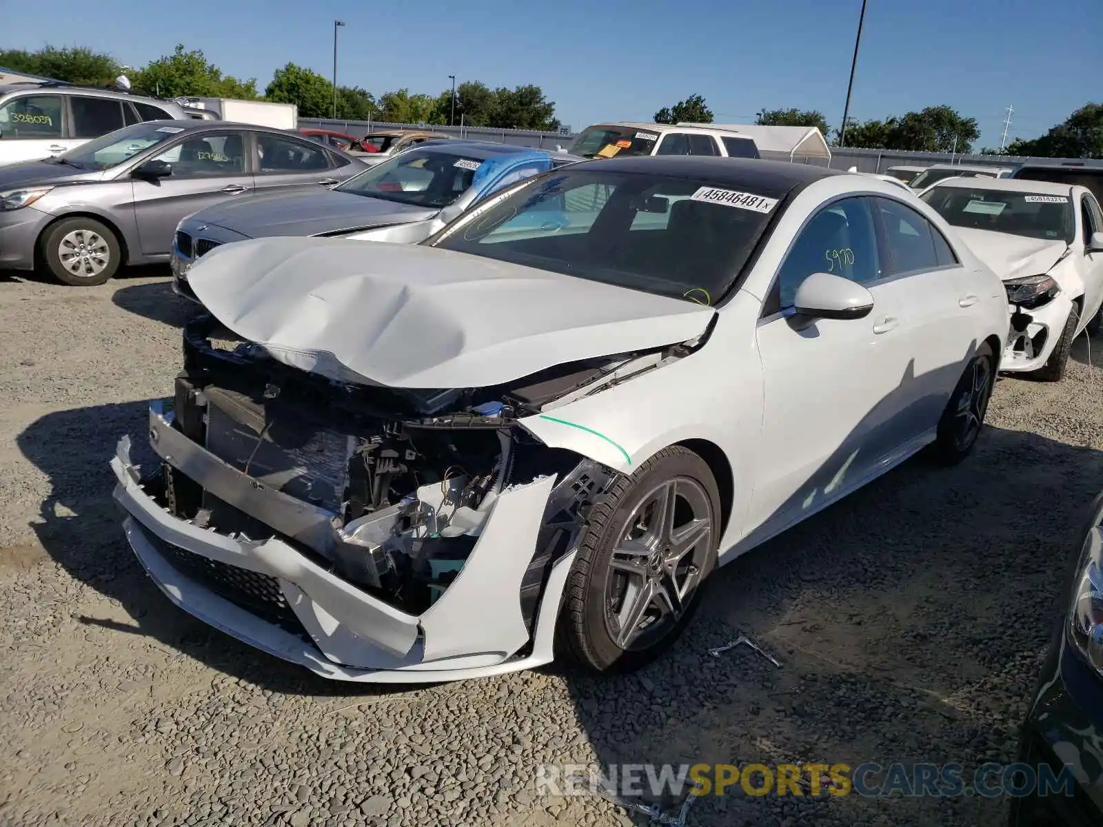 2 Photograph of a damaged car WDD5J4GB4LN073905 MERCEDES-BENZ CLA-CLASS 2020