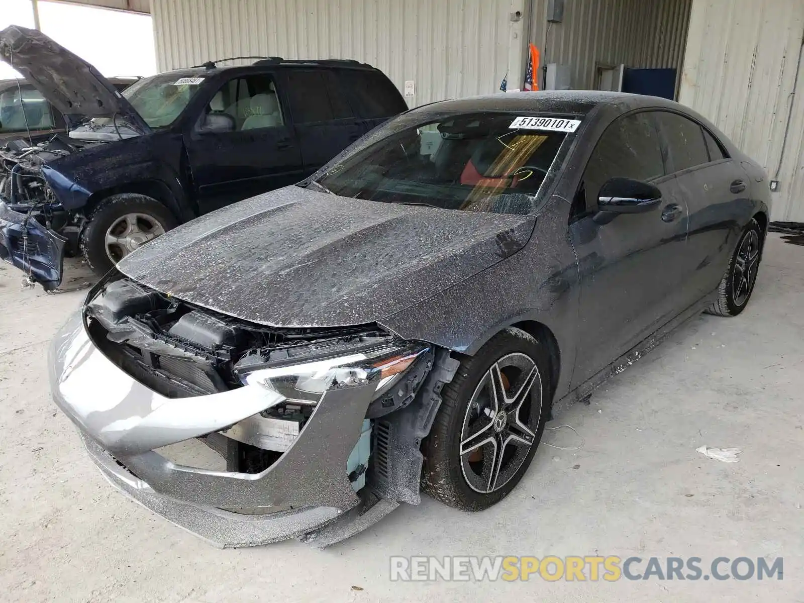 2 Photograph of a damaged car WDD5J4GB5LN021666 MERCEDES-BENZ CLA-CLASS 2020