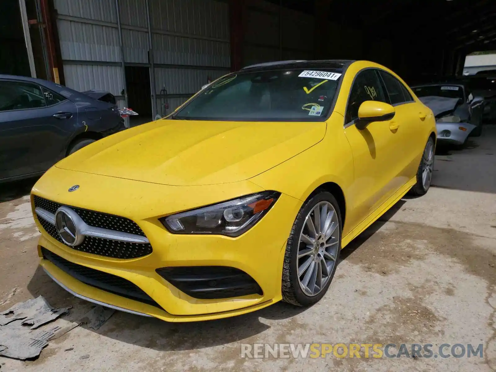 2 Photograph of a damaged car WDD5J4GB6LN069967 MERCEDES-BENZ CLA-CLASS 2020