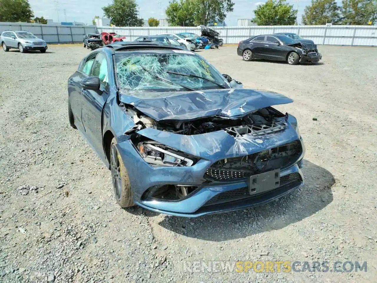 1 Photograph of a damaged car WDD5J4GB8LN061143 MERCEDES-BENZ CLA-CLASS 2020