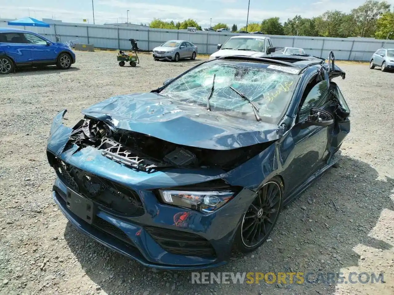 2 Photograph of a damaged car WDD5J4GB8LN061143 MERCEDES-BENZ CLA-CLASS 2020