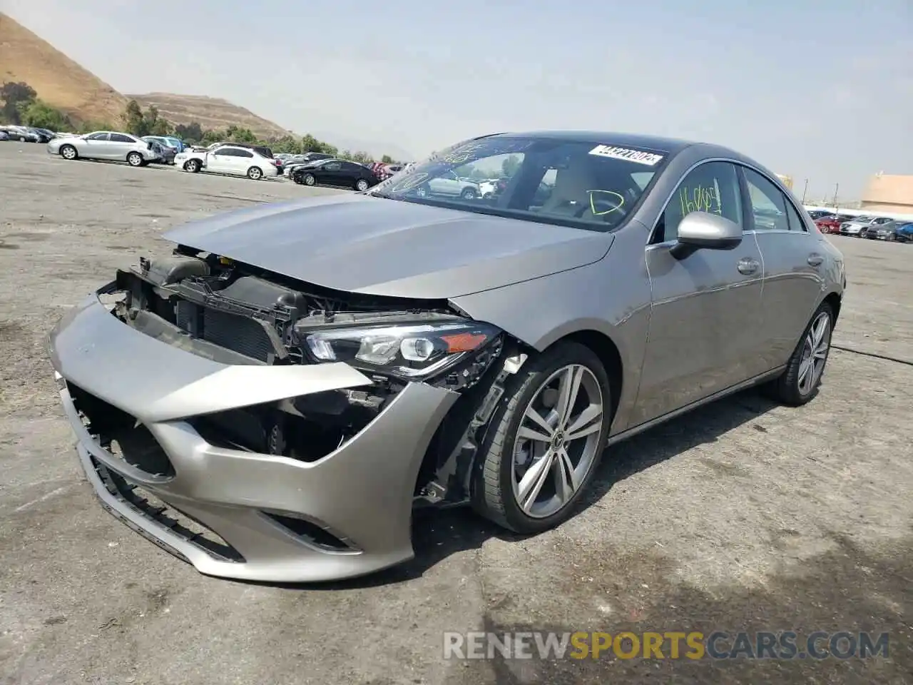 2 Photograph of a damaged car WDD5J4GB9LN062057 MERCEDES-BENZ CLA-CLASS 2020