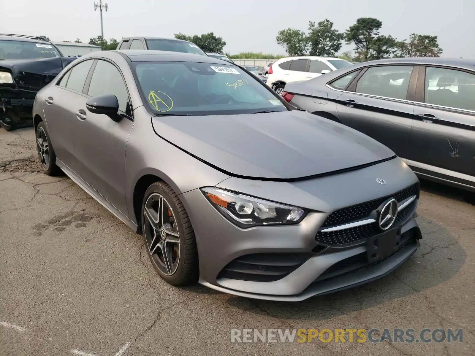 1 Photograph of a damaged car WDD5J4HB0LN075102 MERCEDES-BENZ CLA-CLASS 2020