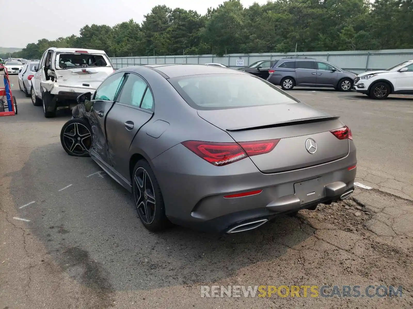 3 Photograph of a damaged car WDD5J4HB0LN075102 MERCEDES-BENZ CLA-CLASS 2020