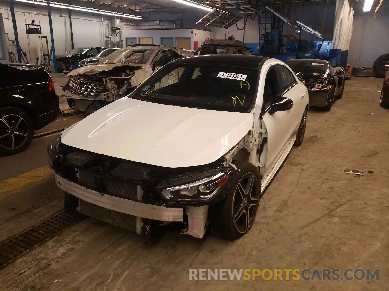 2 Photograph of a damaged car WDD5J4HB1LN062729 MERCEDES-BENZ CLA-CLASS 2020