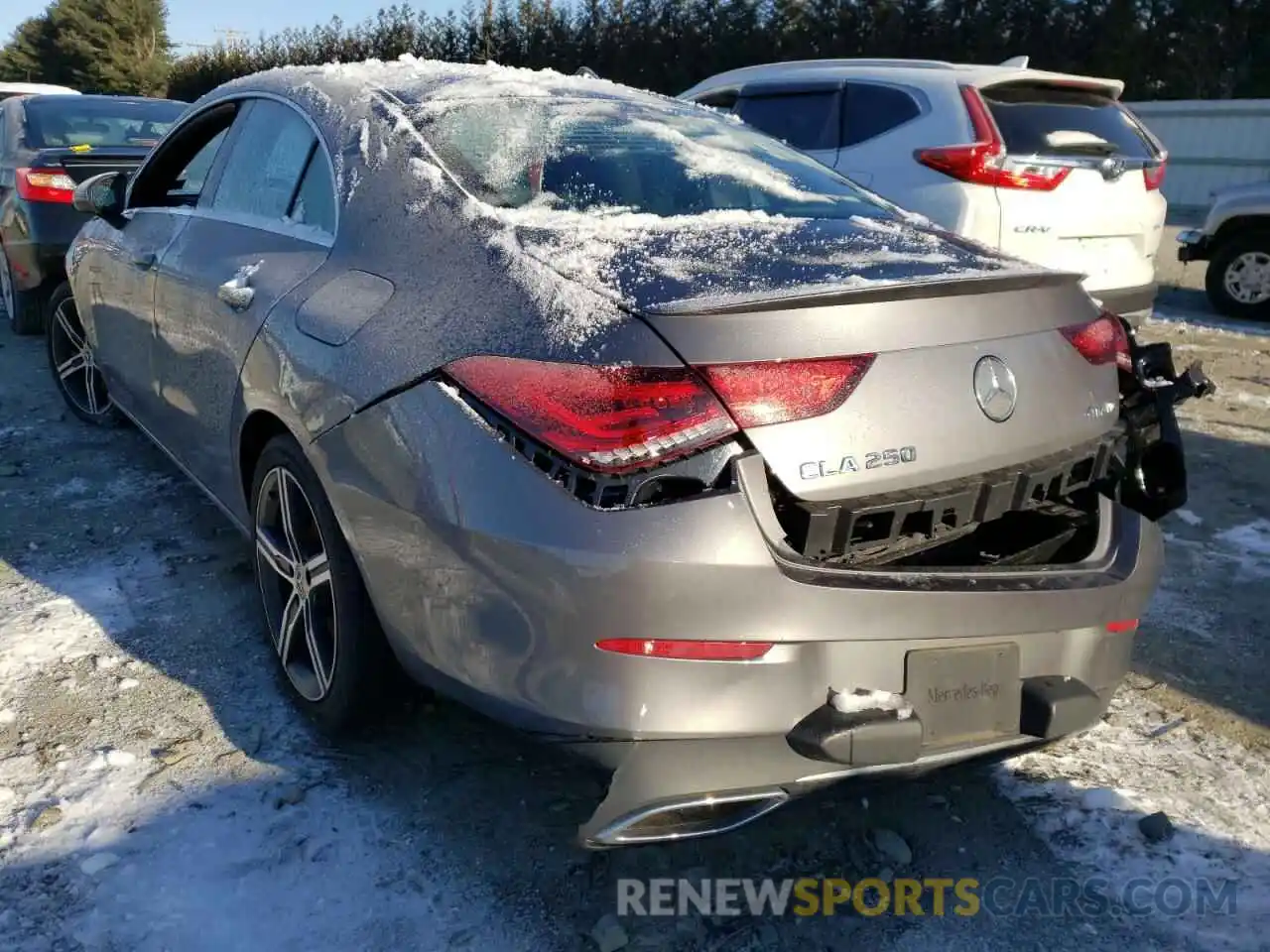 3 Photograph of a damaged car WDD5J4HB2LN059709 MERCEDES-BENZ CLA-CLASS 2020