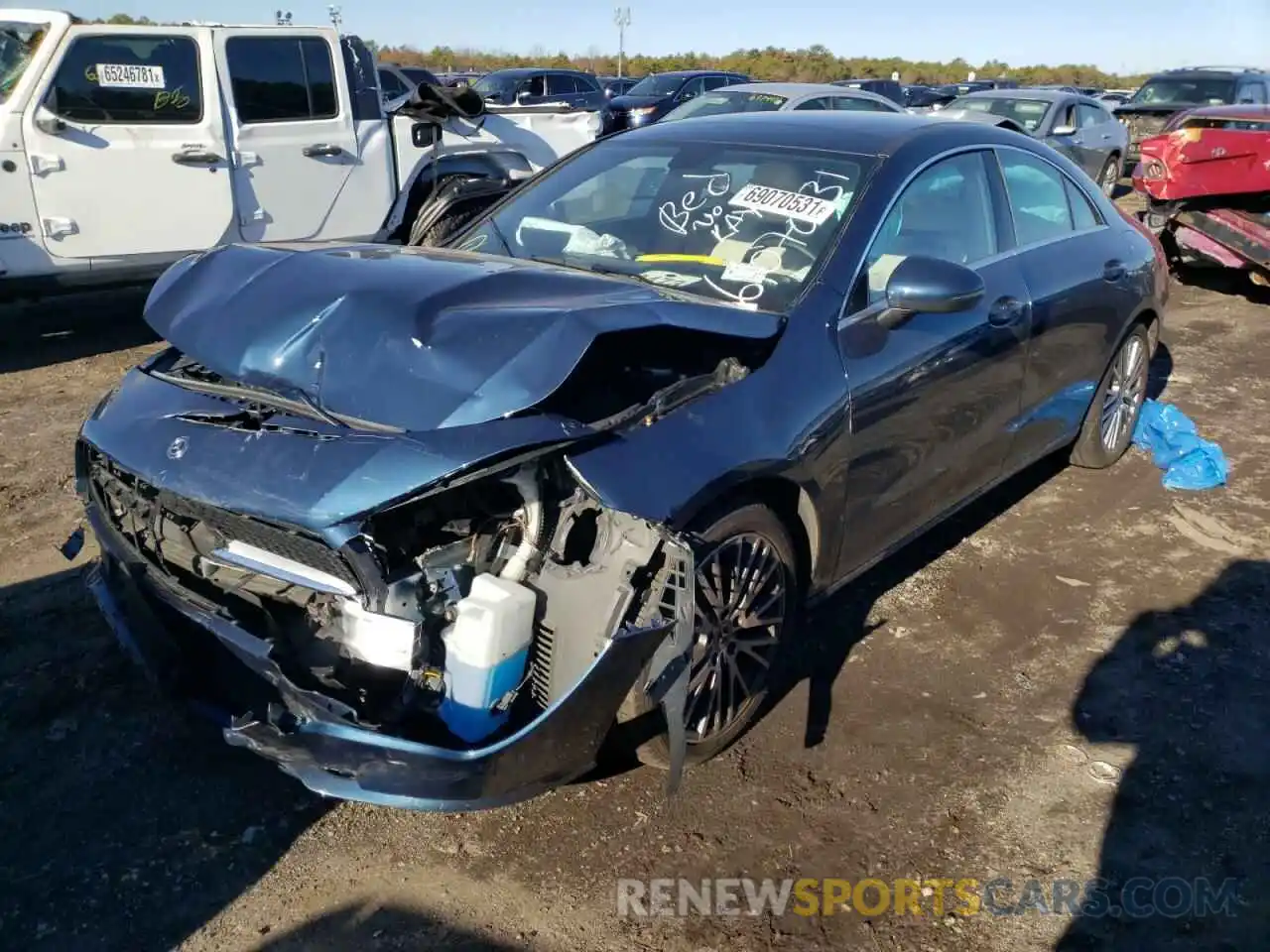 2 Photograph of a damaged car WDD5J4HB3LN068306 MERCEDES-BENZ CLA-CLASS 2020