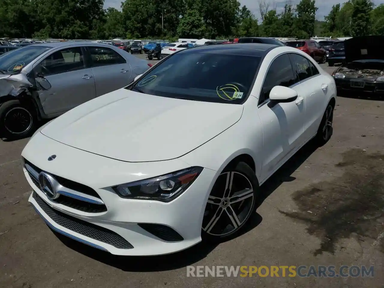 2 Photograph of a damaged car WDD5J4HB4LN064748 MERCEDES-BENZ CLA-CLASS 2020