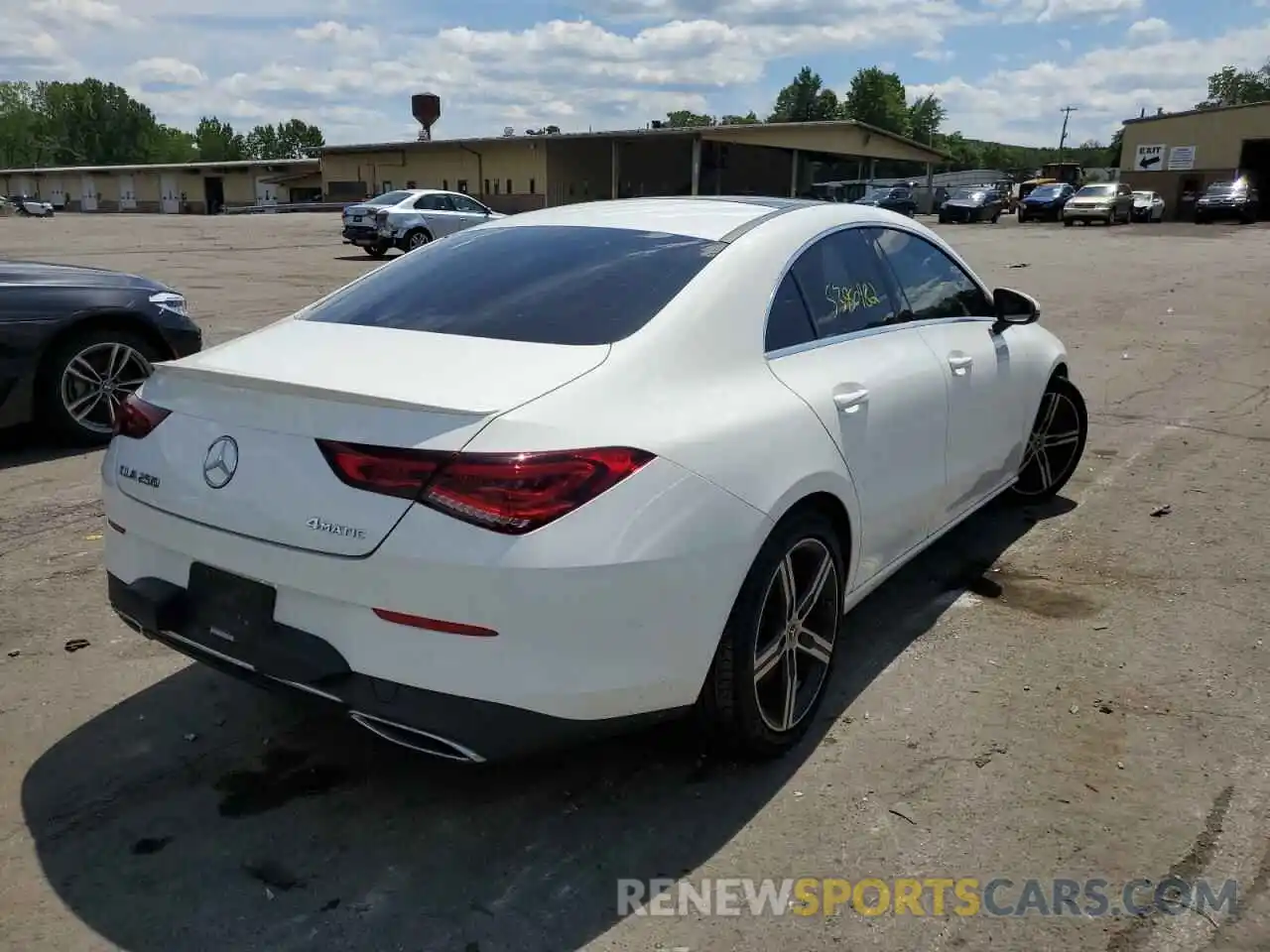 4 Photograph of a damaged car WDD5J4HB4LN064748 MERCEDES-BENZ CLA-CLASS 2020