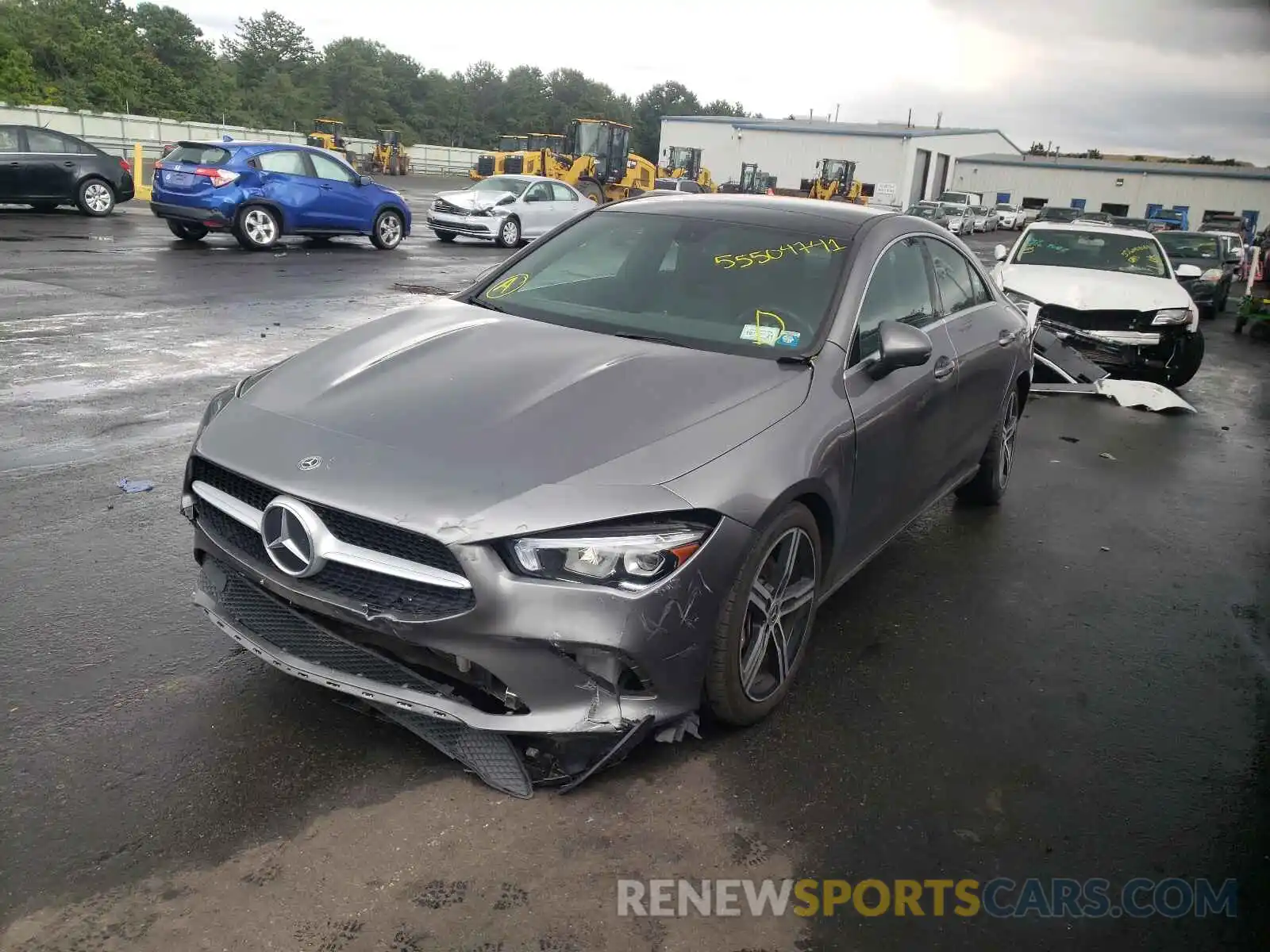 2 Photograph of a damaged car WDD5J4HB5LN057503 MERCEDES-BENZ CLA-CLASS 2020