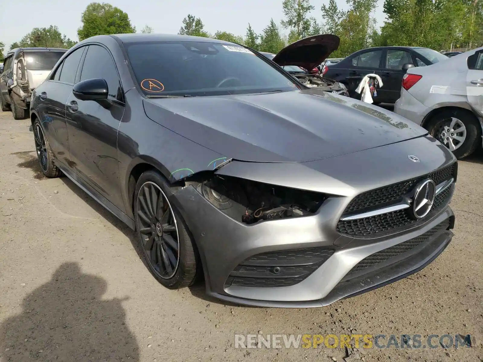 1 Photograph of a damaged car WDD5J4HB5LN079808 MERCEDES-BENZ CLA-CLASS 2020