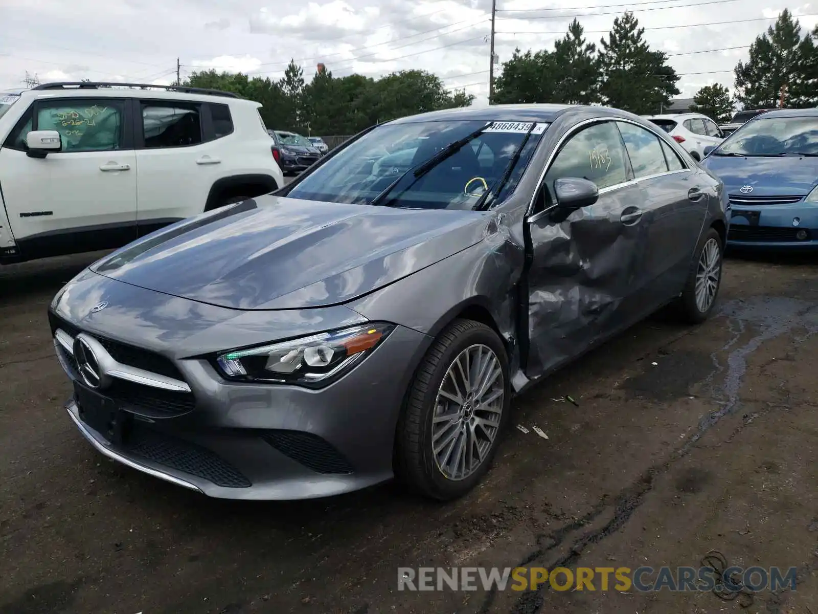 2 Photograph of a damaged car WDD5J4HB7LN031338 MERCEDES-BENZ CLA-CLASS 2020