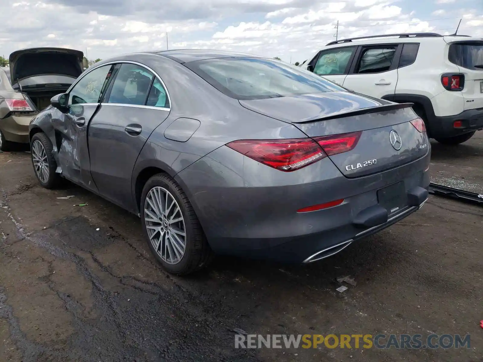 3 Photograph of a damaged car WDD5J4HB7LN031338 MERCEDES-BENZ CLA-CLASS 2020