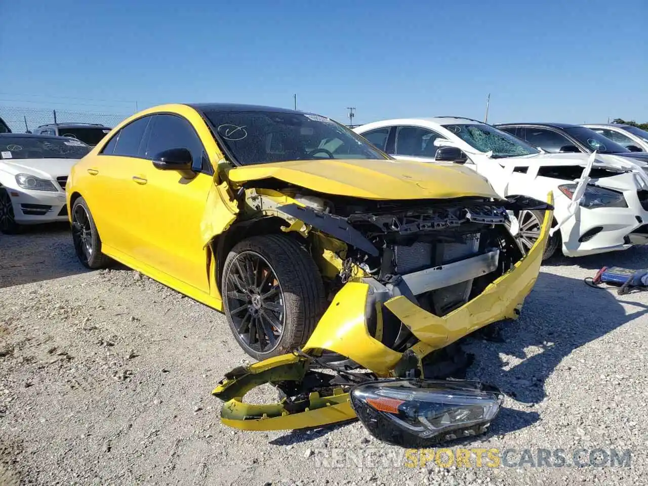 1 Photograph of a damaged car WDD5J4HB8LN007162 MERCEDES-BENZ CLA-CLASS 2020