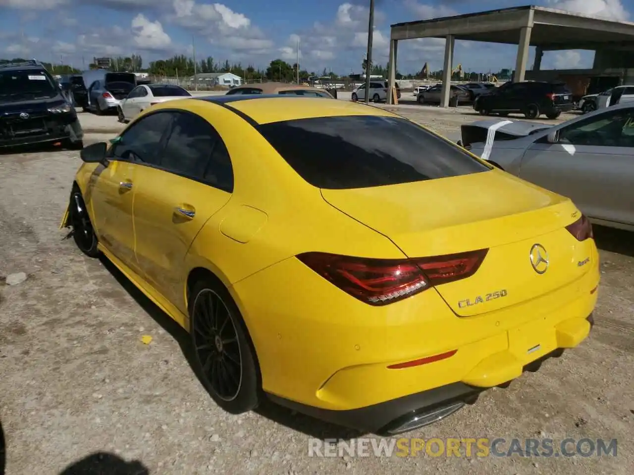 3 Photograph of a damaged car WDD5J4HB8LN007162 MERCEDES-BENZ CLA-CLASS 2020