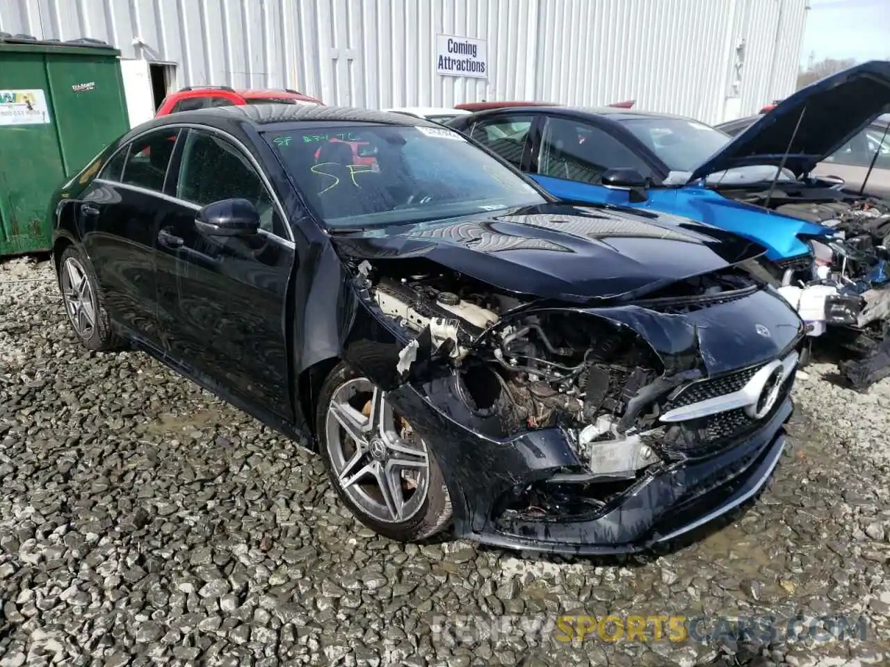 1 Photograph of a damaged car WDD5J4HB8LN060315 MERCEDES-BENZ CLA-CLASS 2020