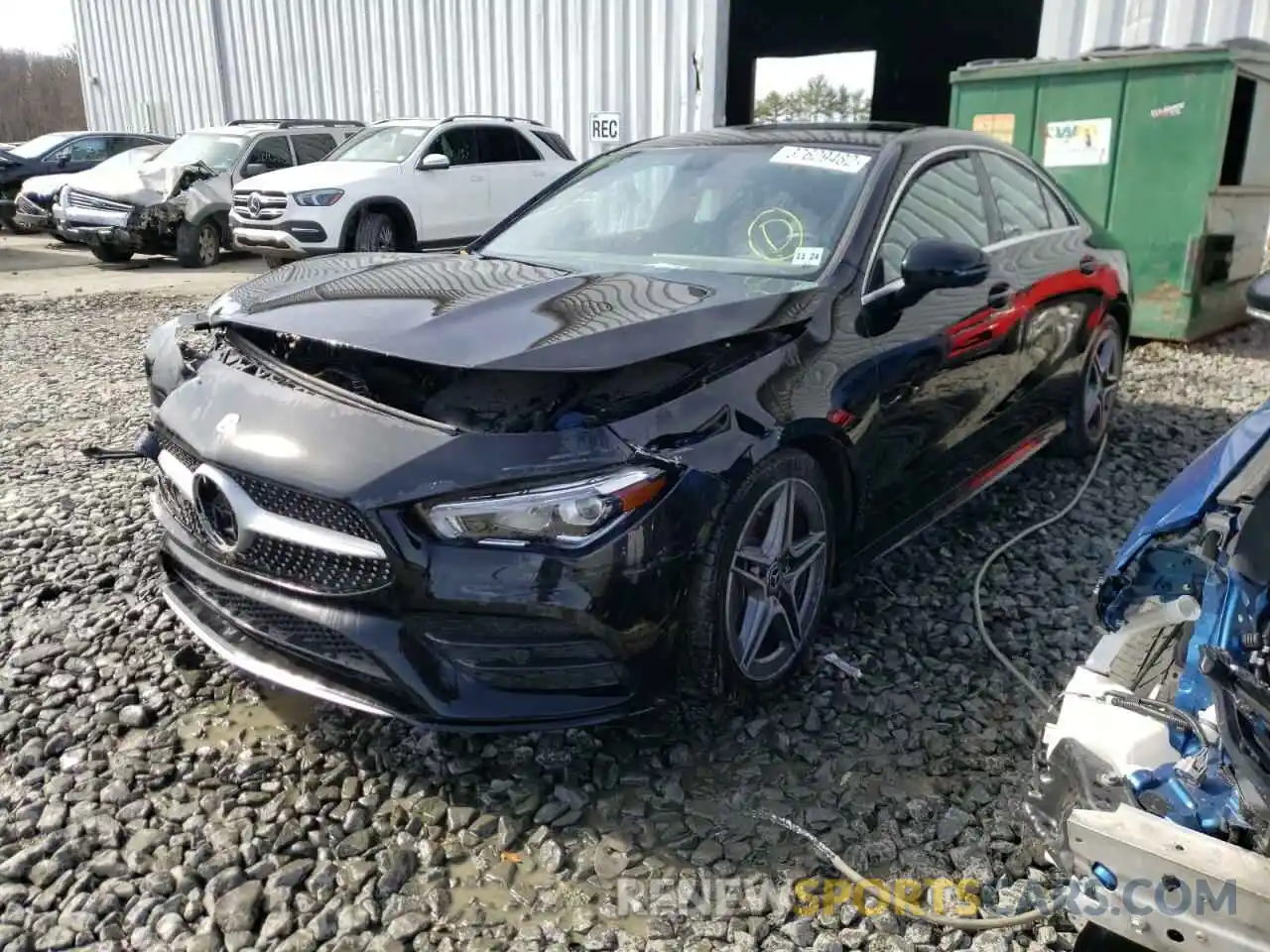 2 Photograph of a damaged car WDD5J4HB8LN060315 MERCEDES-BENZ CLA-CLASS 2020