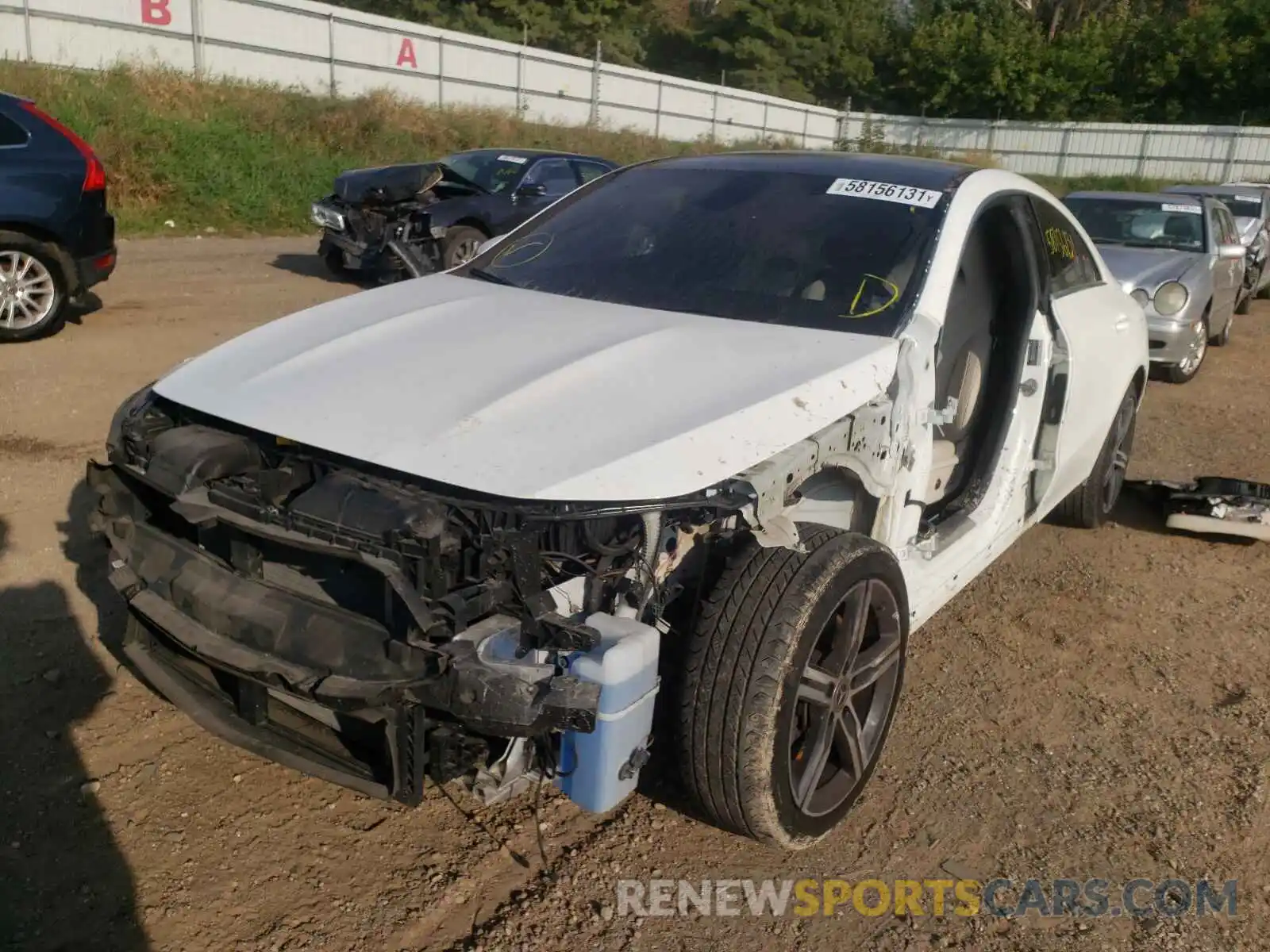 2 Photograph of a damaged car WDD5J4HB8LN071881 MERCEDES-BENZ CLA-CLASS 2020