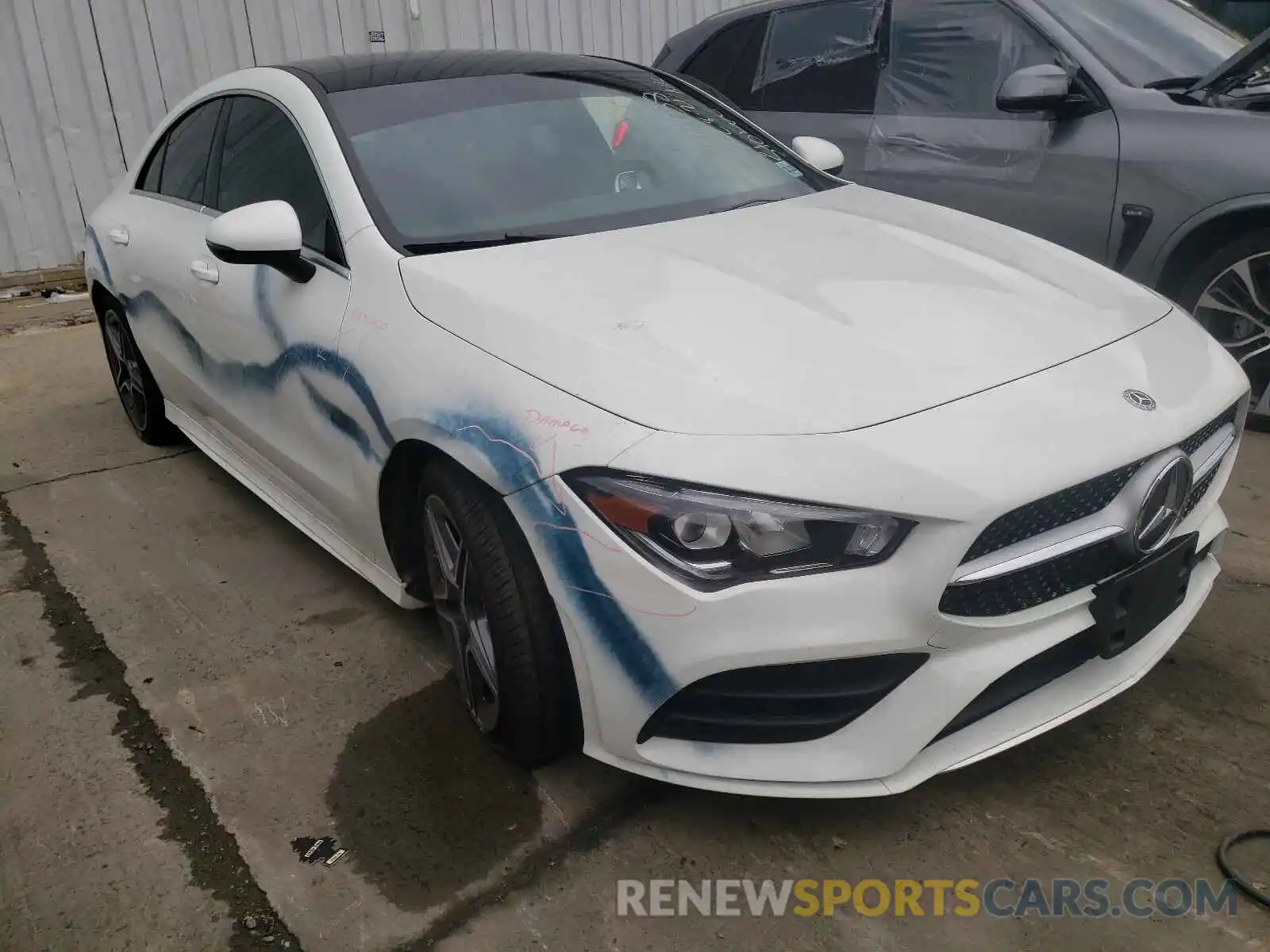 1 Photograph of a damaged car WDD5J4HB8LN075509 MERCEDES-BENZ CLA-CLASS 2020