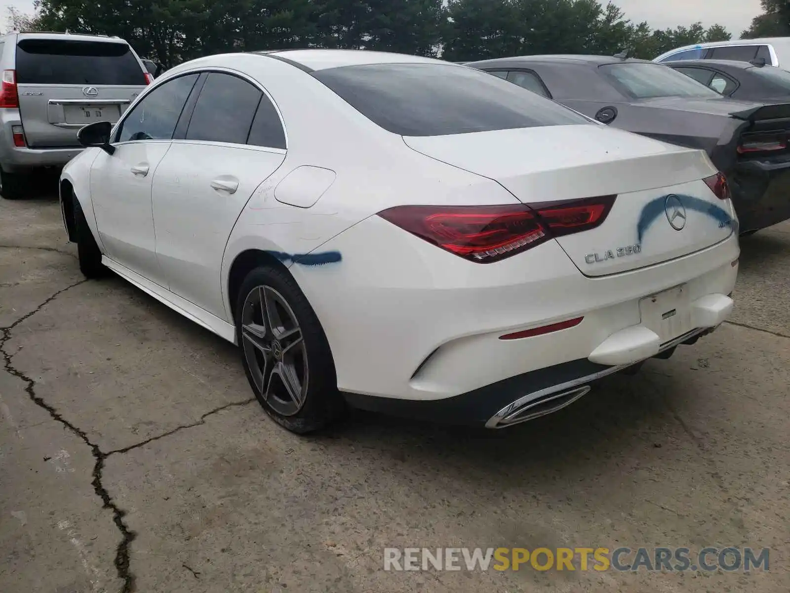 3 Photograph of a damaged car WDD5J4HB8LN075509 MERCEDES-BENZ CLA-CLASS 2020